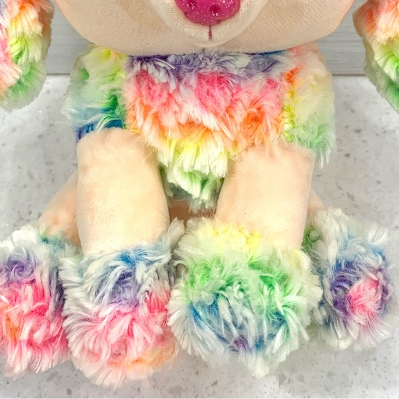 Ty Beanie Boos Rainbow the colorful Poodle - Picture 9 of 12